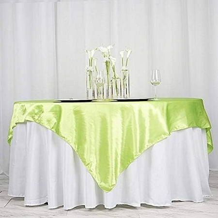 

5 pcs 72x72 inch green square tablecloth table overlays linens for wedding table cloth party reception events kitchen dining