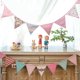thumbnail image 4 of Banderines de tela para boda, decoración de bandera, fiesta, niña, cumpleaños, guirnalda de decoración para bebé, 4 of 6