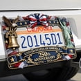 thumbnail image 4 of 250th Anniversary Commemorative License Plate Frame, United States 250 Year American Car Plate Frame, License Plate Holder, 1776-2026 USA Flag License, Patriotic Decoration Gifts for Car Lovers, 4 of 9