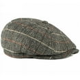 thumbnail image 3 of SikaFu Beret Autumn Winter Wool Hat Ivy Flat Cap Men Vintage Plaid Octagonal Newsboy Cap Artist Painter Hat Men Women Beret Cap, 3 of 6