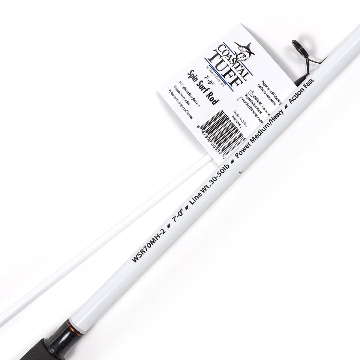 Coastal Tuff Spin N' Surf 7' Saltwater Fishing Rod