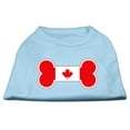 thumbnail image 3 of Pet Dog  Cat Shirt Screen Printed, "Bone Shaped Canadian Flag", 3 of 9