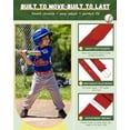 thumbnail image 6 of AWAYTR Elastic Adjustable Youth Boys Baseball Belts Red, 6 of 7