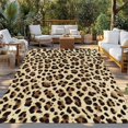 thumbnail image 3 of Fsddascl Leopard Printed Outdoor Rug for Patio/Deck/Porch, Non-Slip Large Area Rug 4 x 6 Ft, Modern Animal Fur Patterns Indoor Outdoor Rugs Washable Area Rugs, Reversible Camping Rug Carpet Runner, 3 of 5