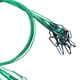 thumbnail image 2 of Eigraketly Líderes de pesca de alambre de grueso de 50CM 150Lb con broches giratorios Accesorios de aparejos de línea de acero inoxidable Pescar verde, 2 of 3