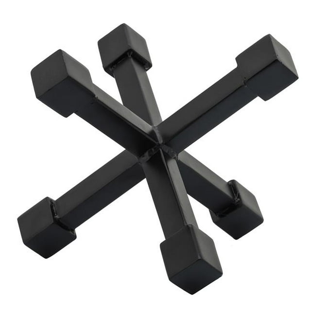 Benjara BM237396 10 in. Metal Frame Decorative Jack, Black