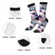 thumbnail image 5 of Balery Plaid Flamingo Calcetas Largas con Estampado para Hombre y Mujer – Suaves y Transpirables, Talla Única (US 5-11), 5 of 6