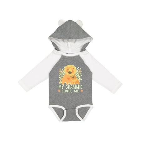 

Inktastic Grammie Loves Me Gift Baby Boy or Baby Girl Long Sleeve Bodysuit