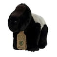 thumbnail image 2 of Aurora - Medium Black Eco Nation - 9.5" Silverback Gorilla - Responsibly Made Stuffed Animal, 2 of 6