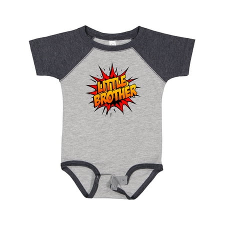 

Inktastic Little Brother Comic Book Gift Baby Boy Bodysuit