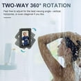 thumbnail image 4 of Shower Phone Holder Waterproof 360° Rotation Shower Phone Case HD Touch Screen Wall Mount up to 6.8inch for Cell Phones iPhone 11 12 Pro XR XS MAX Samsung Galaxy S21, Black, 4 of 12