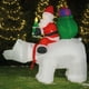 thumbnail image 4 of Inflable Navidad 1.90m Oso Polar Con Movimiento y Luces Led, 4 of 6