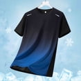 thumbnail image 4 of hoksml Men's Ombre Graphic T Shirts Short Sleeve Crew Neck Casual Tees for Summer, 4 of 5