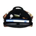 thumbnail image 5 of FORMRS 16" Laptop Bag Carrying Sleeve Case with Handle Travel Shoulder Briefcase, Gold Flower, 5 of 8
