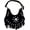 Black, variant on Black Suede Leather Shoulder Bag Cross Body Messenger with Fringes Purse Handbag