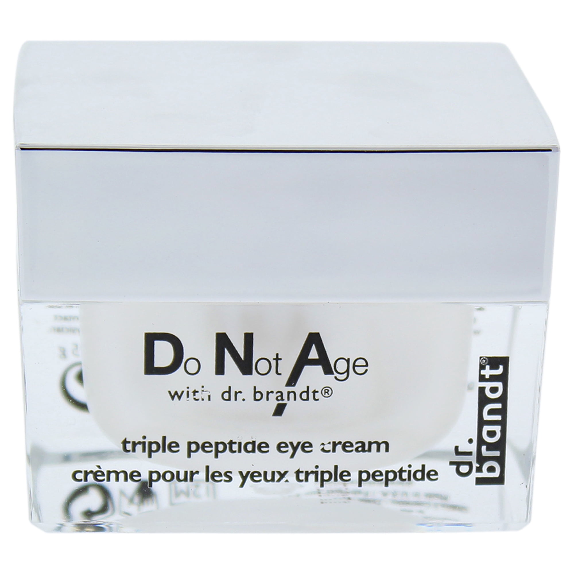 dr brandt do not age triple peptide eye cream tube