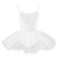 thumbnail image 5 of Alvivi Women Ballet Dance Leotard Tutu Dress Ballerina Swan Lake Costumes Performance Dancewear Ivory 3XL, 5 of 6