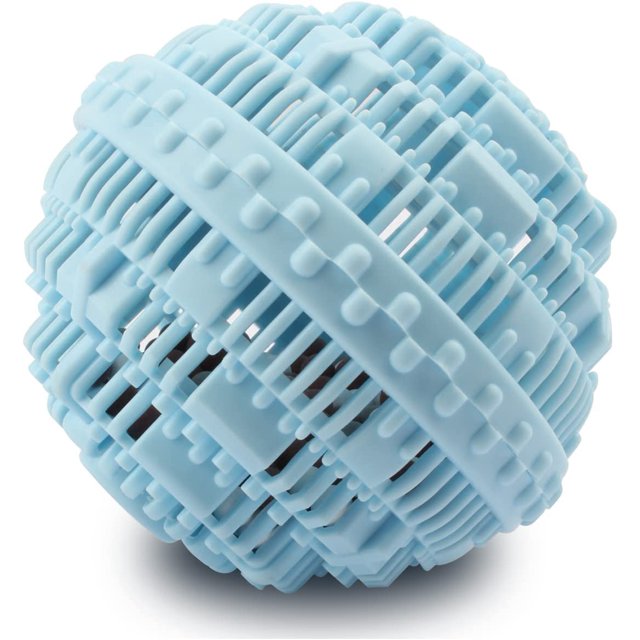 Bolas de lavandería, bola de lavandería para lavadora, bola de lavado ecológica (azul)