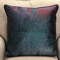 thumbnail image 3 of Plutus Brands PBRA2334-2222-DP Coussin de Luxe 22 x 22 Po. Velours Bleu & Vert & Rouge, 3 of 4
