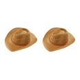 thumbnail image 3 of relayinert Age Resistant Western Sun Hat For Enduring Style Fashion Outdoor Straw Hats khaki 2Set, 3 of 6