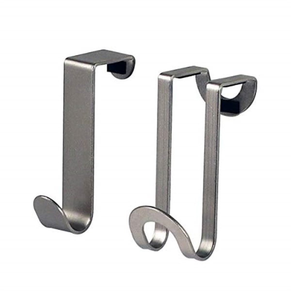 spectrum diversified over the door hook, 2pack, brushed nickel