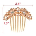 thumbnail image 4 of GaaiKei Ladies Hair Comb Hairpin for Women Decorative Hair Clips Hair Accessories,Champagne, 4 of 4