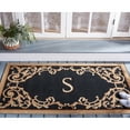 thumbnail image 2 of SAFAVIEH Monogram Collection MON228S Hand-hooked Black Rug, 2 of 3