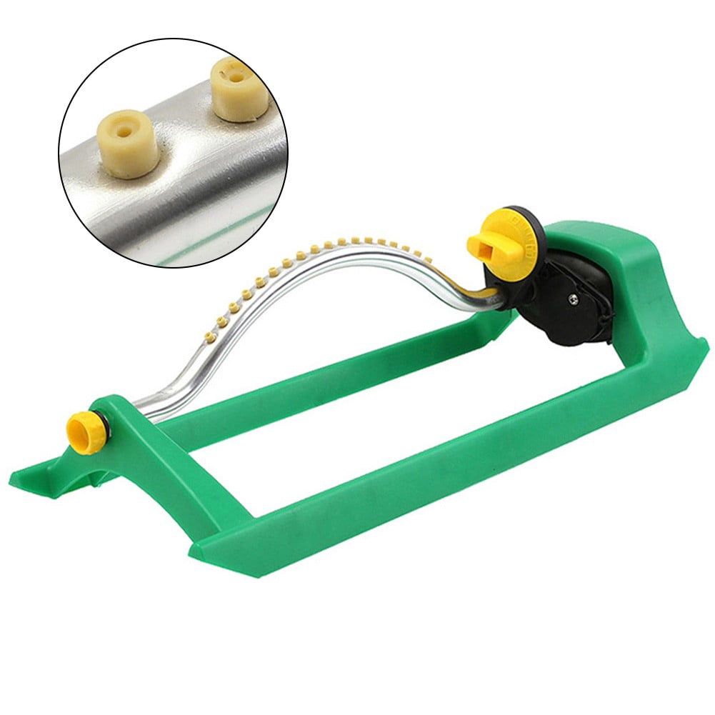 Dleader 18 Jets Oscillating Lawn Sprinkler Watering Garden Water Pipe Hose Connector Home Decor