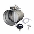 thumbnail image 2 of 10" Universal Automatic Make-Up Air Damper w/ Pressure Sensor Kit, 2 of 3