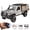 SILVER, variant on Anmyjuly MN82S 1/12 Scale Toyota RC Rock Crawler Truck - 2.4GHz 4WD, 2-Speed, Off-Road with 3 Upgraded 1200mAh Batteries & Gift
