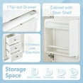 thumbnail image 5 of Christopher Knight Home 30" Bathroom Vanity with Sink, Soft-Close Door, Tip-out Drawer, White, 5 of 7