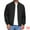 Black, variant on DARING DIVA Casual Stylish Lightweight Full Zip Up Bomber Jacket M Black