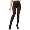 thumbnail image 1 of Medias de invierno de moda para mujer Mallas con forro polar Leggings térmicos Mujer Ropa diaria difusa Kuymtek Negro*300g T M para Mujer, 1 of 7