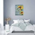 thumbnail image 6 of Farmhouse Butterfly Flower Bathroom Decor Wall Art Rustic Farm Country Sunflower Yellow Pictures Wall Decor Canvas Painting Prints Artwork Home Decorations Framed for Bathroom Kitchen Bedroom 12"x16", 6 of 6