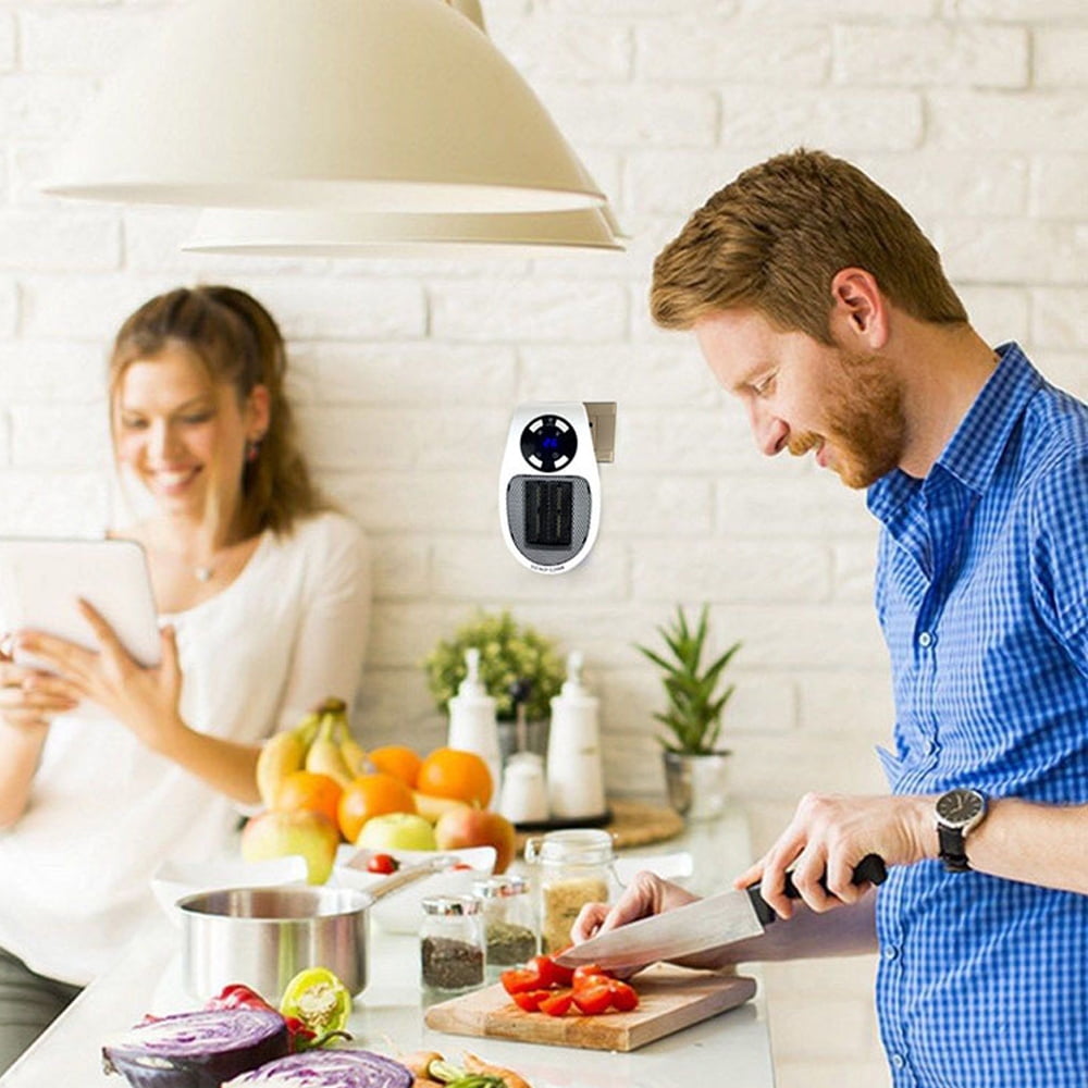 1Pc The Heater Is Inserted Into The Wall, Suitable For Small Rooms,  Portable, 350W Space Heater, Adjustable Thermostat, Timer u0026 Led Display ，Low -Wattage Space Heater ，11*7.5*18Cm - Walmart.com