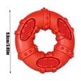 thumbnail image 3 of Best indestructible Dog Chew toy, Chew Proof Dog toy, 6 in, Silicone Rubber, Red Circular, Dog dental Chew, Small Breed, Crate Play, 1 Pc (167 Chars), 3 of 6