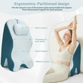 thumbnail image 5 of SUSUZI Ergonomic Memory Foam Wedge Pillow with Adjustable Support Pillow - Reading & Prone Pillow for Back Pain Relief, Neck Support, Acid Reflux, Suitable for Users Under 165lbs, Grey, 5 of 5