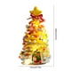 thumbnail image 3 of 10 in DIY handmade Lighted Mini Christmas Tree Small Desktop Christmas Tree With 20 LED Cones And Christmas Decorations, 3 of 6