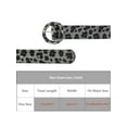 thumbnail image 4 of Cinturones retro impresos de leopardo para mujeres INSPIRE CHIC, ancho de 1.5" de cuero sintético con hebilla redonda para pantalones vaqueros 44.1x1.5" (LxA) negro gris, 4 of 6