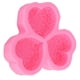 thumbnail image 3 of Molde De Silicona Para Manualidades, 3 Cavidades En Forma De Corazón, Flor Rosa, Chocolate, Fondant, Jabón, Yeso De Aromaterapia, 3 of 7