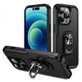 thumbnail image 5 of For Samsung Galaxy S24 FE /Fan Edition Military Grade Armor Heavy Shockproof Hybrid with Kickstand Built-in 360°Rotate Ring Stand Phone Case Cover by Xpression - Black, 5 of 11
