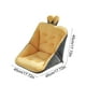 thumbnail image 3 of Cojín para silla de oficina, cojín de terciopelo para asiento de 17,8 pulgadas, cómodo cojín de poliéster para sofá, dormitorio, silla de oficina y asiento de coche., 3 of 6