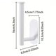 thumbnail image 3 of 1 Par La Cortina Soportador Autoadhesiva para Cortinas () Blancas, 3 of 9