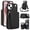 Black, variant on Crossbody Wallet Case for iPhone 15, RFID Blocking Zipper Handbag Purse Flip Cover, Kickstand Folio Case Card Slots Holder Wrist Strap Lanyard