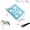 Blue, variant on Dog Bath Hammock with Frame, 2-in-1 Foldable Pet Grooming Bed with Breathable Mesh Sling and Frame for Bathing, Nail Trimming & Ear Cleaning, Pink