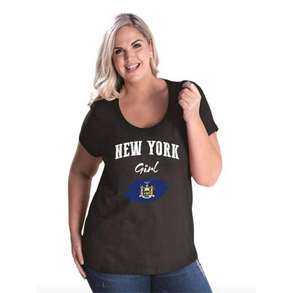 Normal is Boring - Women's Plus Size Curvy T-Shirt, up to Size 28 - New York Girl