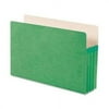 Smead 74226 Green Colored File Pockets - Legal - 8.50" X 14" - 3.50" Expansion - Top Tab Location - Tyvek - Green - 1 Each (SMD74226)