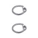 thumbnail image 4 of Jumpingount Bracelet Chain Stainless Jewelry Link Promise Trendy Wristband Decoration Fashion Presents Accessories 2piezas, 4 of 6