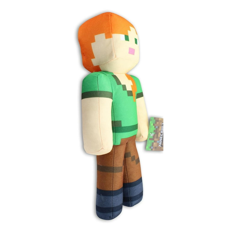 Minecraft 14 Inch Stuffed Character Plush Alex Walmart
