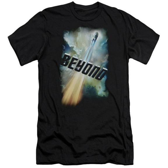 Star Trek Beyond Beyond Poster Adult 30/1 T-Shirt Black